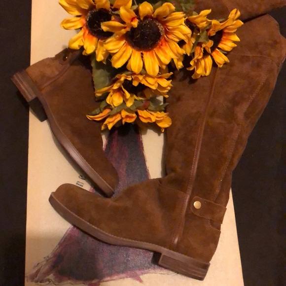 👢💎👧🏼 NWT💎4m👧🏼Wide Calf💎Tall👢Cognac👧🏼💎 - Picture 2 of 9